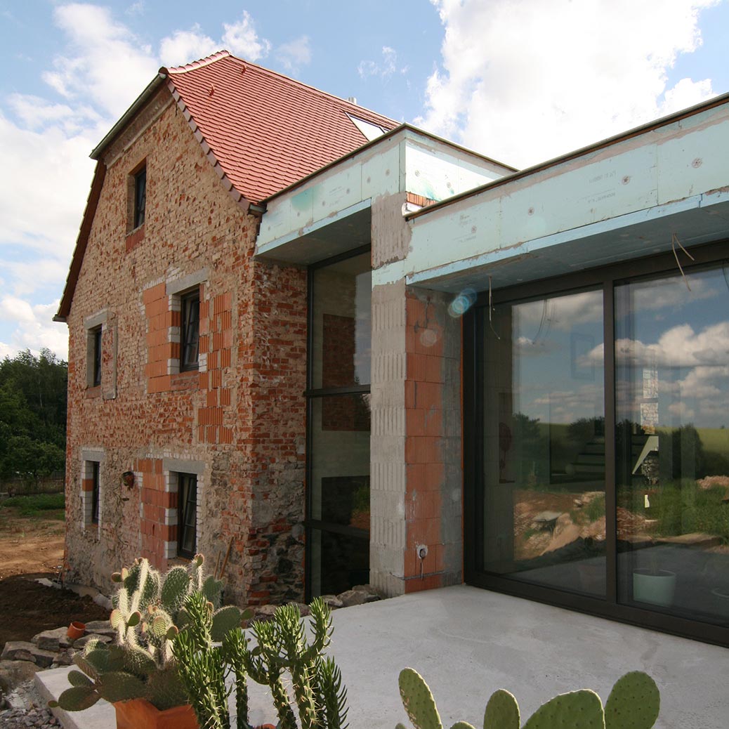 Foto: Anbau und Sanierung an bestehendem Bauernhaus