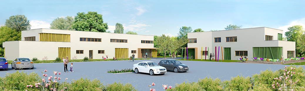 Foto: Entwurf Kindergarten und Hort